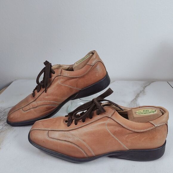 Drake Sport Shoes Men\'s Cognac Leather Lace Up Shoes Sneakers, Sz 8.5 main image 9